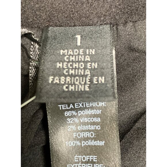 Chicos Black Label Size 8/10 M Patchwork Topper Coat RD10711 $259 NWT - Picture 5 of 11